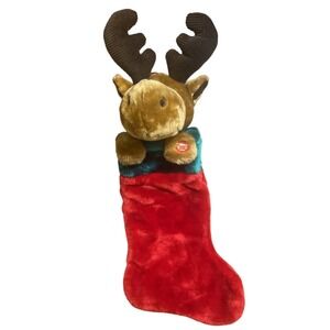 Dr. Elmo Christmas Stocking Sings "Grandma‎ Got Run Over By A Reindeer"Moose